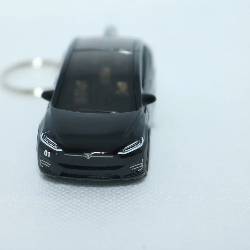 Matchbox Space X custom keychain Tesla model X 1:64 scale
